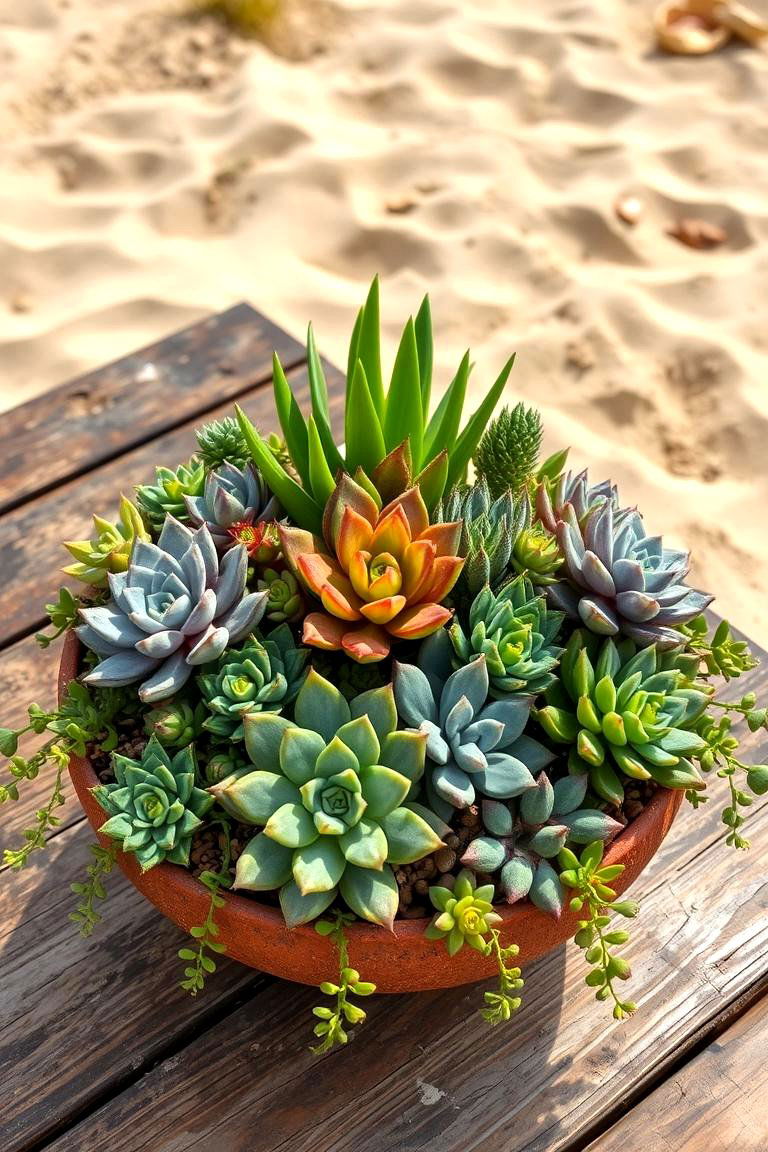 Desert Inspired Succulent Arrangements - 24 Bohemian Desert Decor Ideas