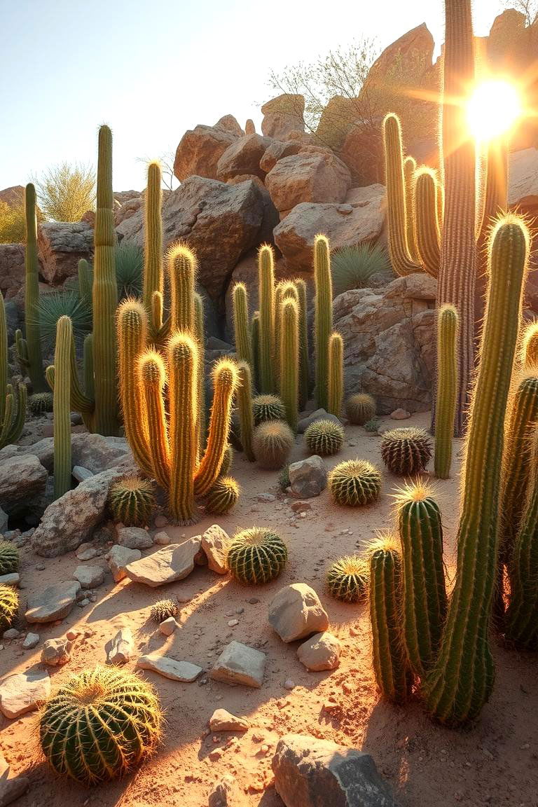 Desert Oasis Cactus Garden - 24 Cactus Garden Ideas