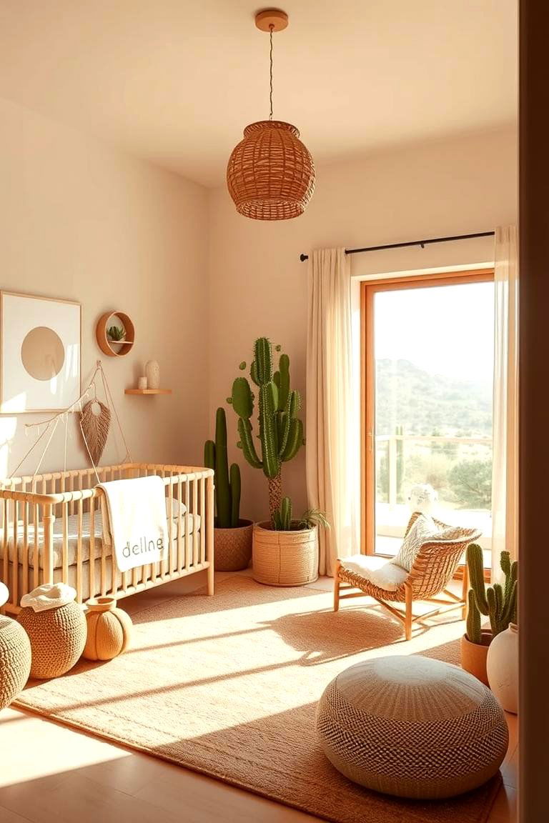 Desert Oasis Nursery - 24 Nature Themed Nursery Ideas