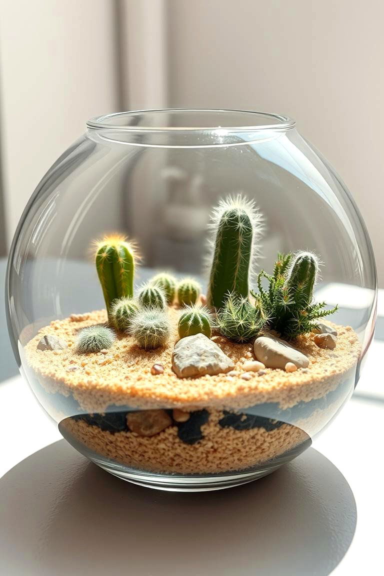 Desert Oasis Terrarium - 24 Terrarium Ideas
