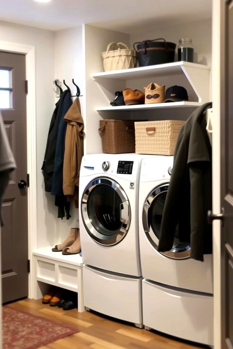Design a Mudroom Laundry Combo - 24 basement laundry room ideas
