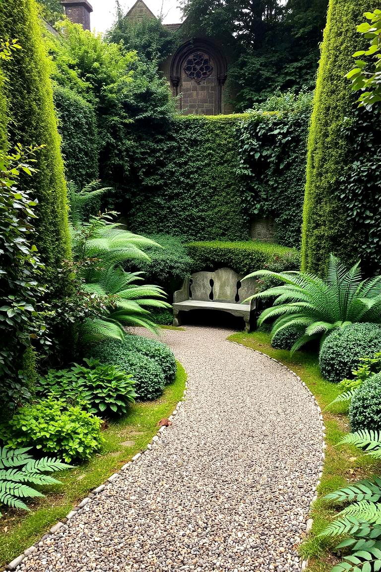 Design a Secret Garden Area - 24 Gothic Garden Ideas