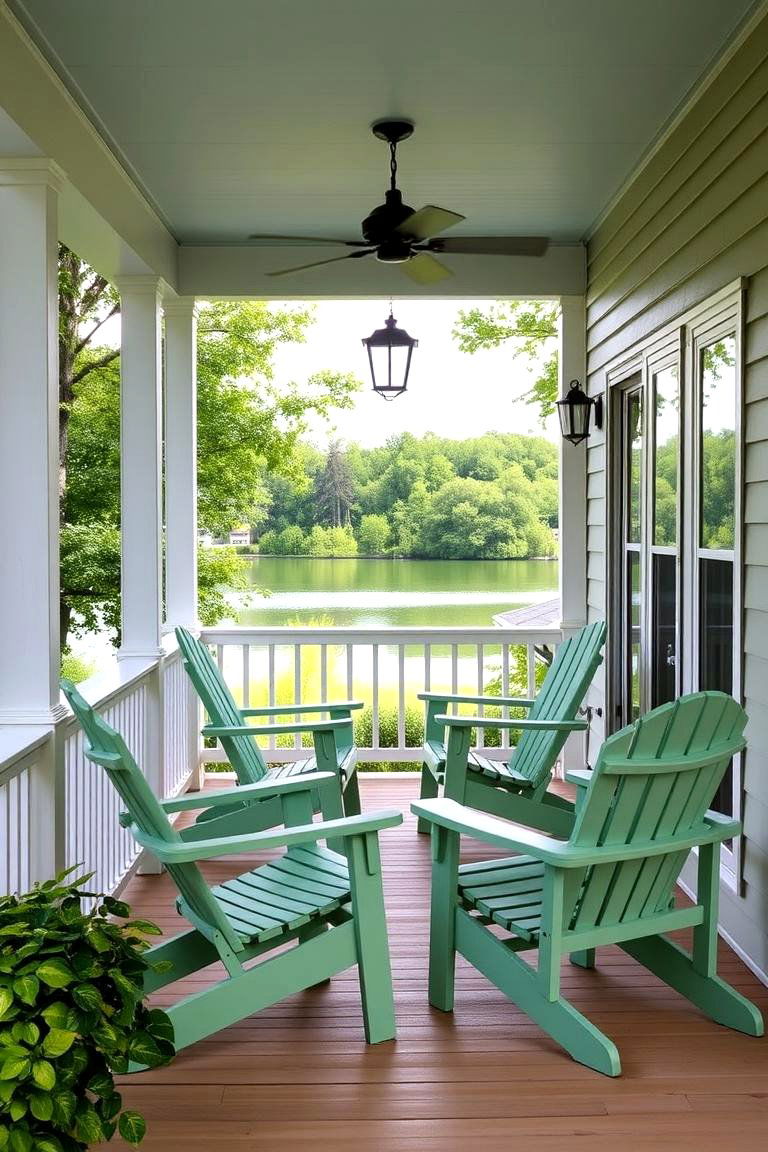 Design an Inviting Outdoor Seating Area - 24 Lake House Decorating Ideas