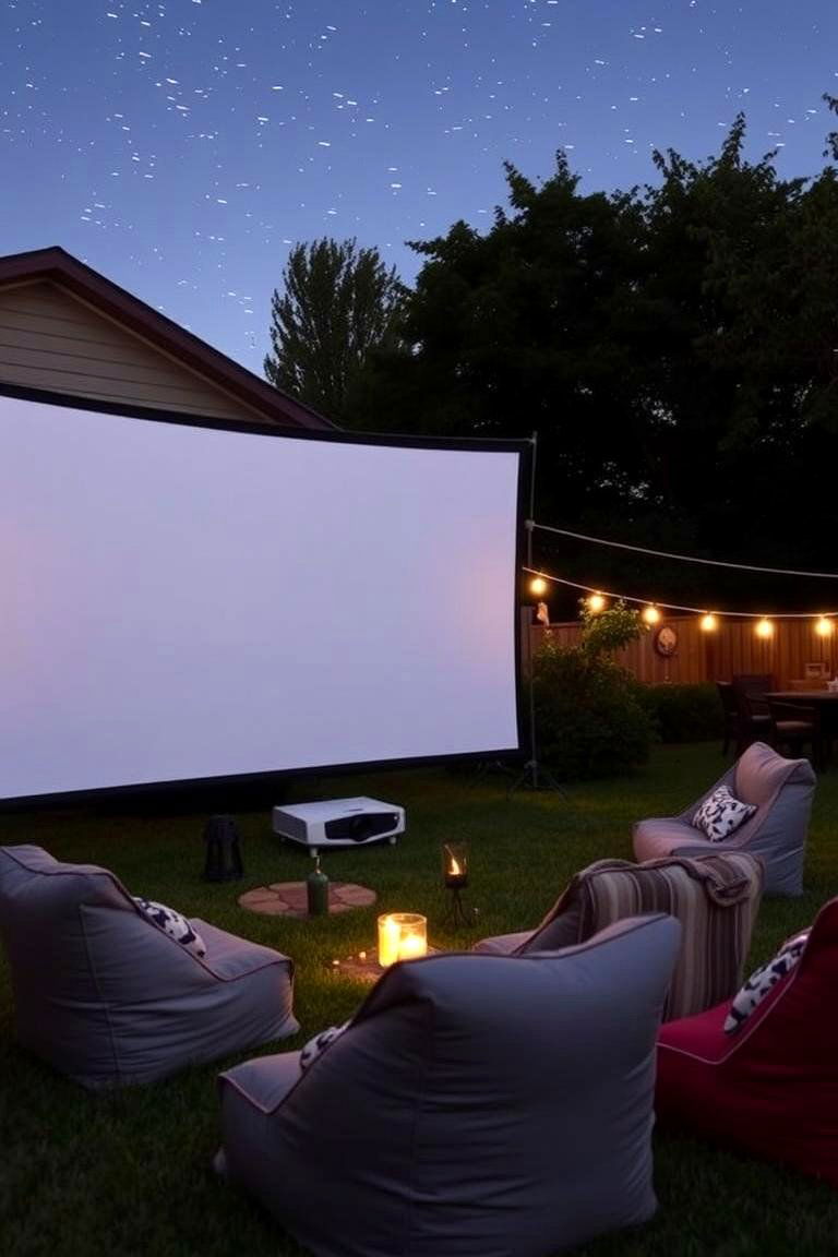 Design an Outdoor Movie Theater - 24 Florida Backyard Ideas