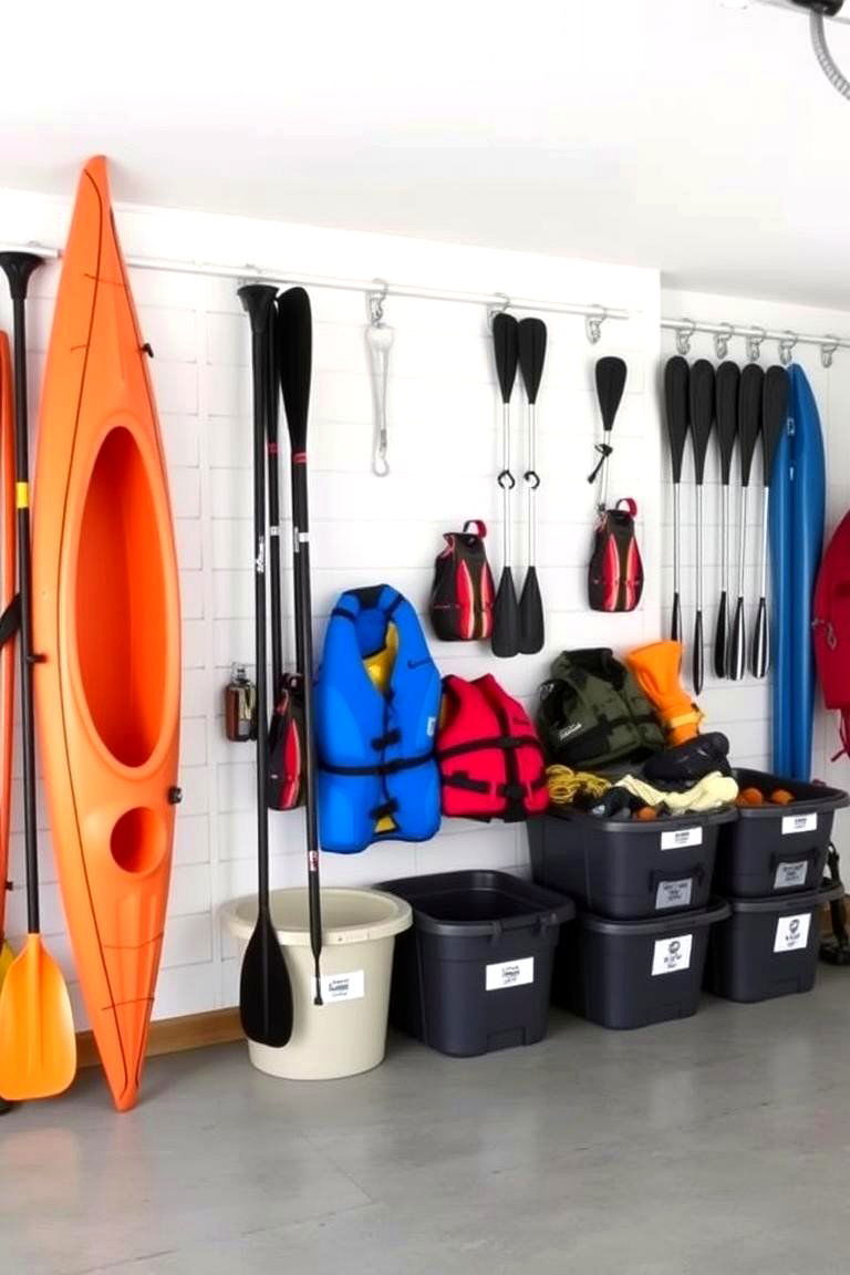 Designate a Space for Water Sports Gear - 24 Lake House Decorating Ideas