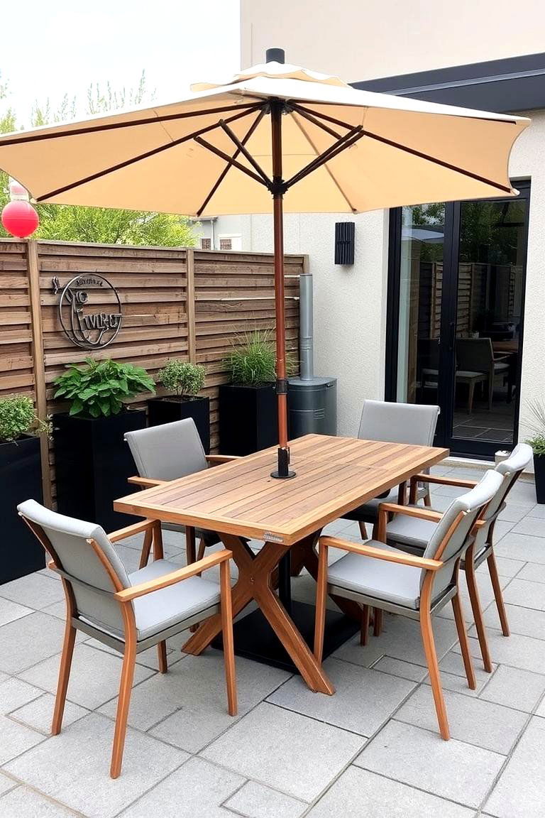 Designated Dining Area - 24 Modern Backyard Ideas