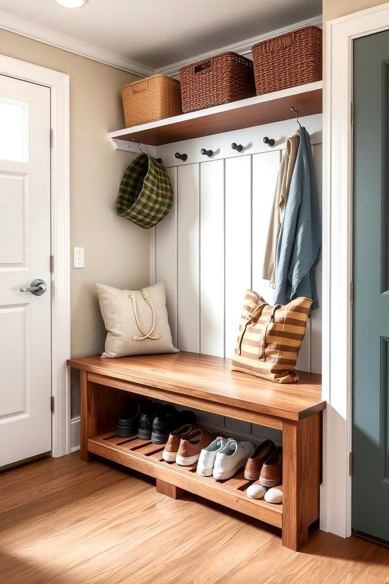 Designated Shoe Storage Solutions - 24 Mudroom Laundry Room Ideas