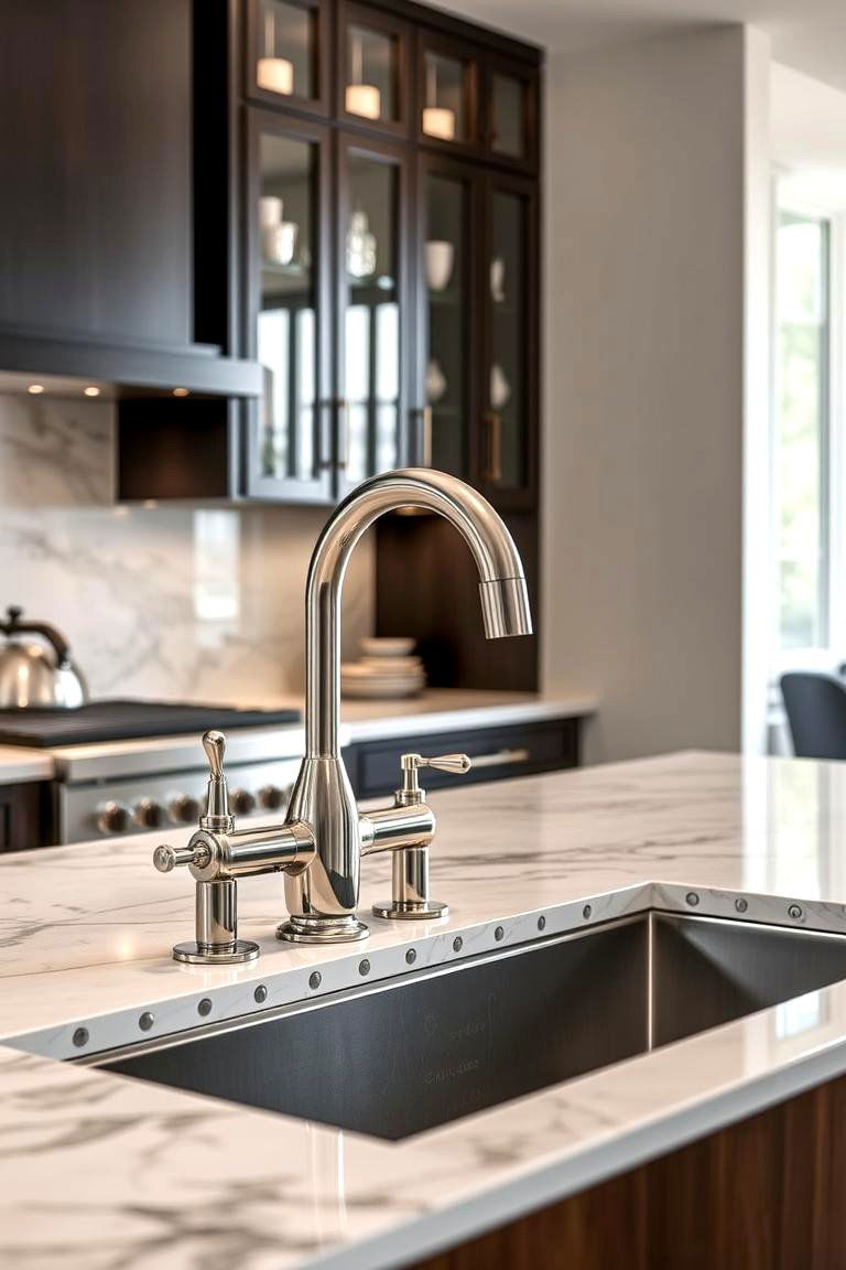 Designer Faucets - 24 Luxury Kitchen Ideas