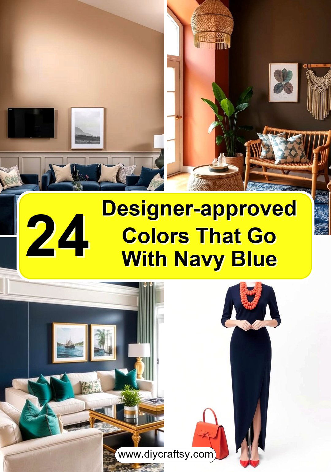 Designer-approved Colors That Go With Navy Blue