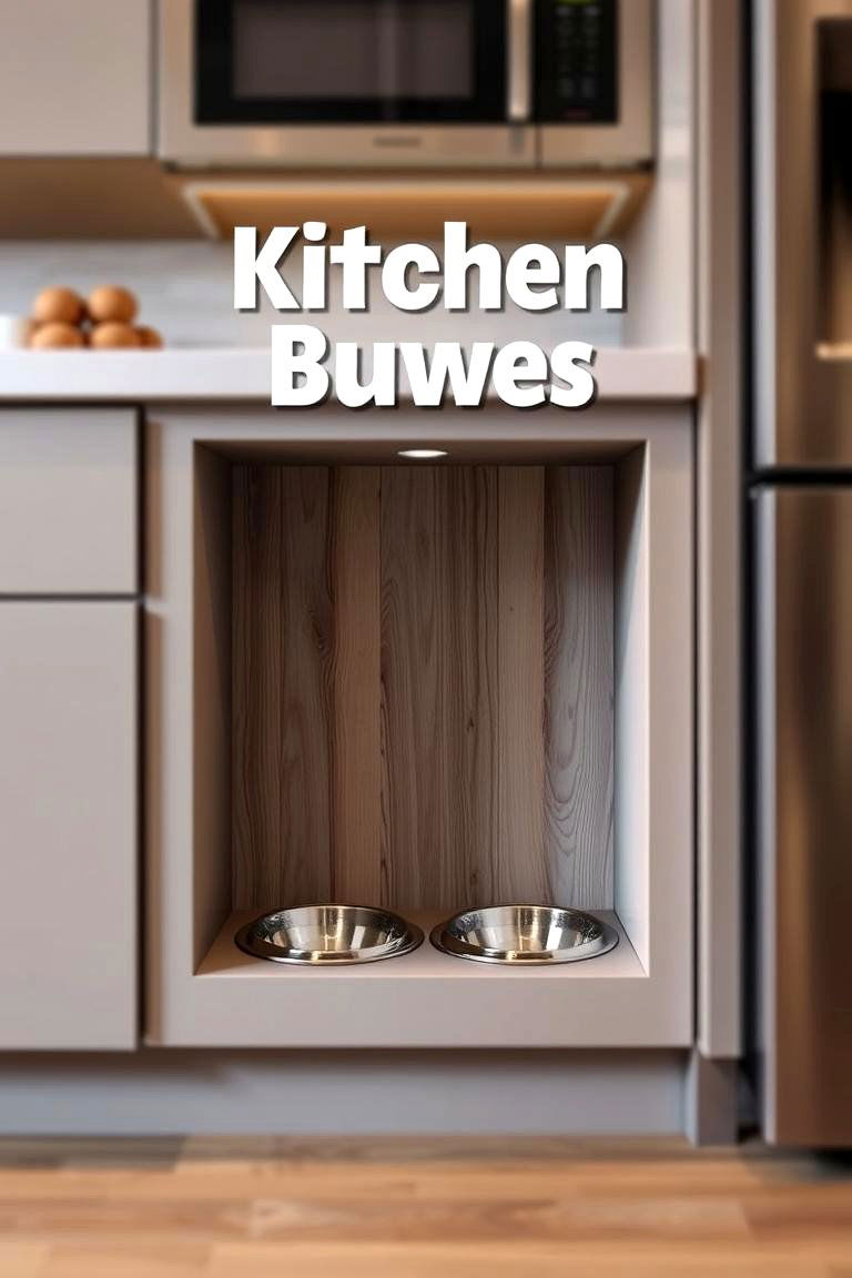 Designing a Pet Feeding Station - 24 Wall Niche Ideas