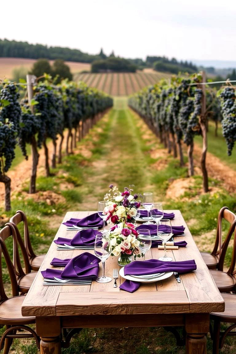 Destination Purple Getaway - 24 Purple Wedding Theme Ideas