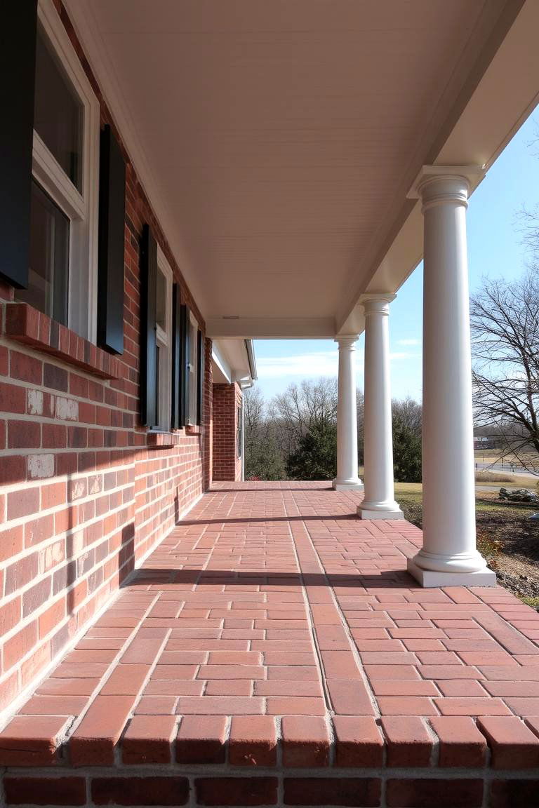 Detailed Brickwork - 24 Victorian Porch Ideas