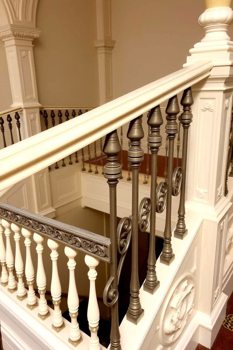 Detailed Railings and Balustrades - 24 Victorian Hallway Ideas