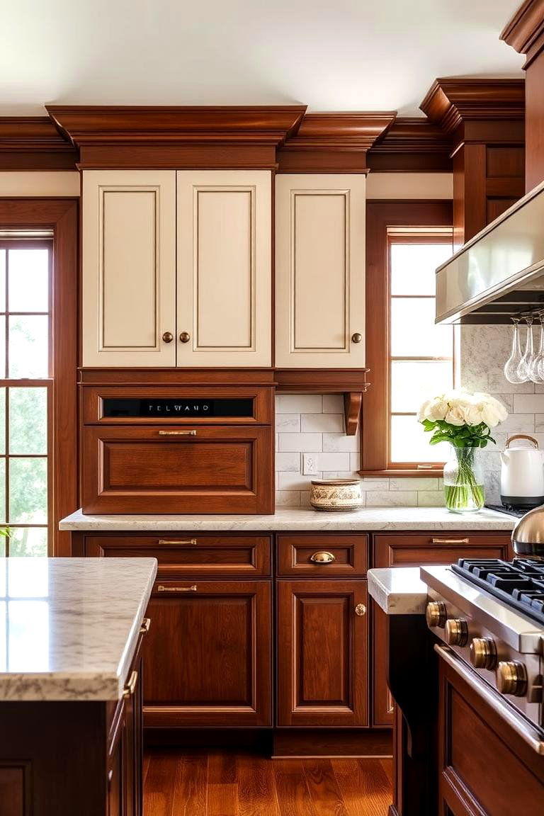 Detailed Wood Molding - 24 Craftsman Kitchen Ideas