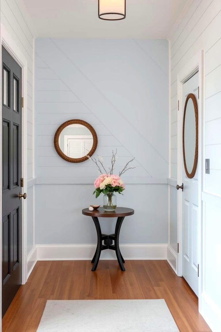 Diagonal Shiplap Pattern - 24 Shiplap Wall Entryway Ideas