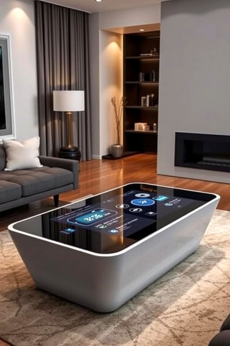 Digital Displays as Interactive Furniture - 24 2400s Interior Design Ideas
