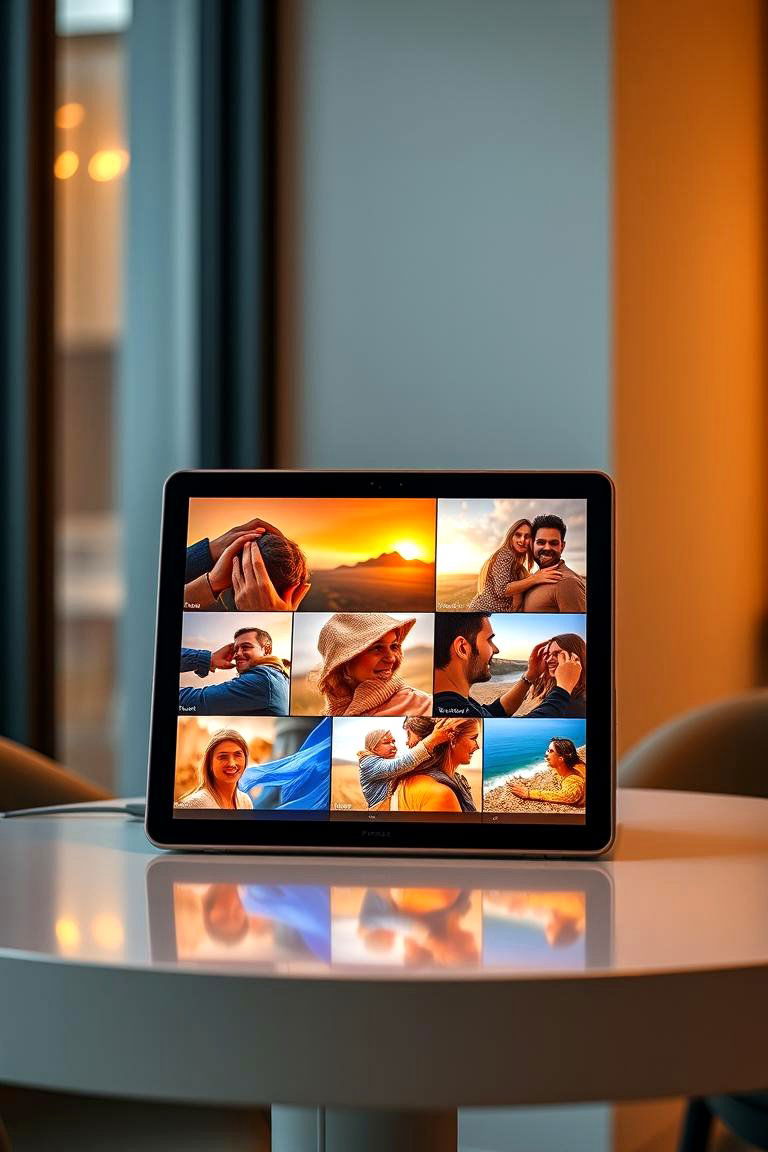 Digital Frames with Storage - 24 Photo Storage Ideas