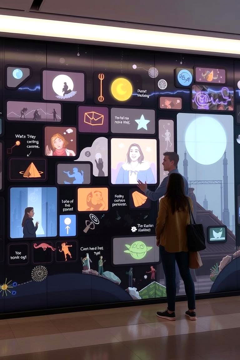 Digital Storyboard - 24 Interactive Murals
