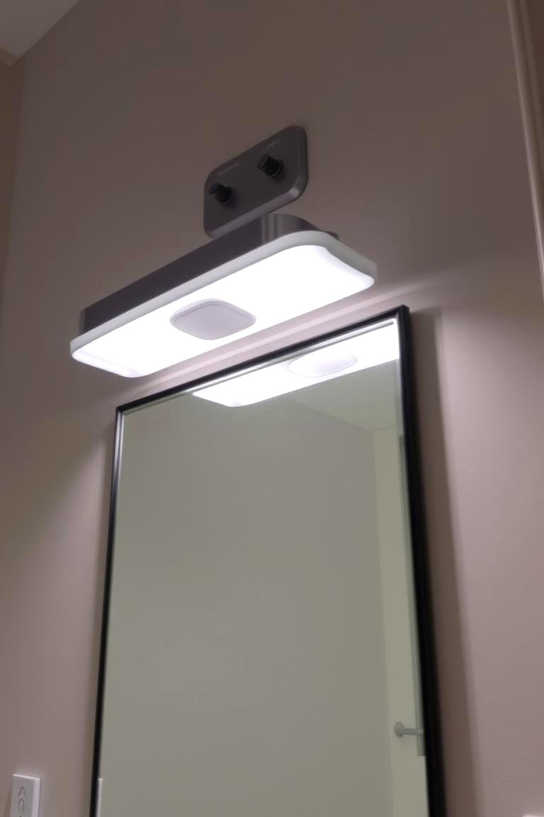 Dimmer Switches for Adjustable Brightness - 24 Bathroom Lighting Ideas Over Mirror