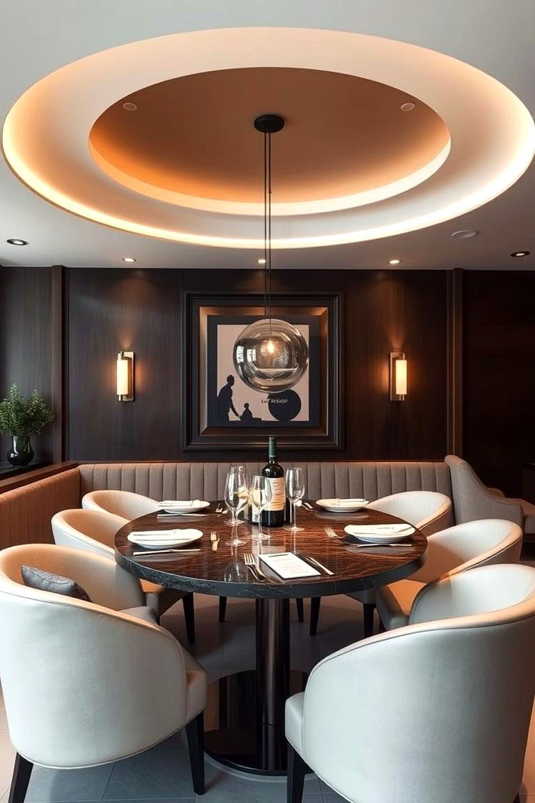 Dining Area Elegance - 24 Recessed Lighting Ideas