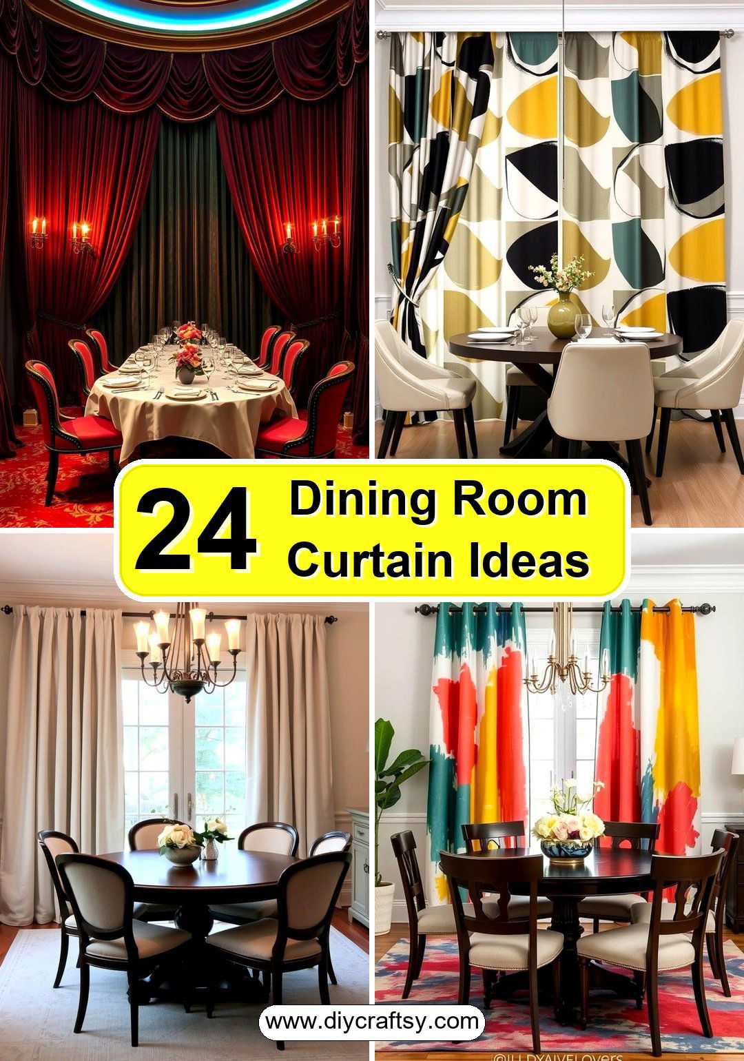 Dining Room Curtain Ideas