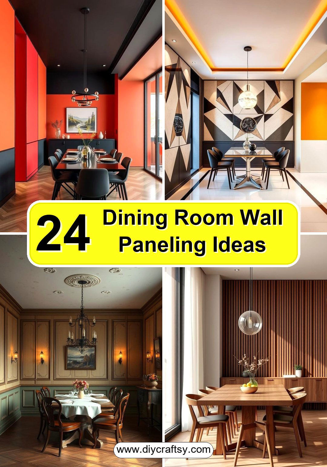 Dining Room Wall Paneling Ideas