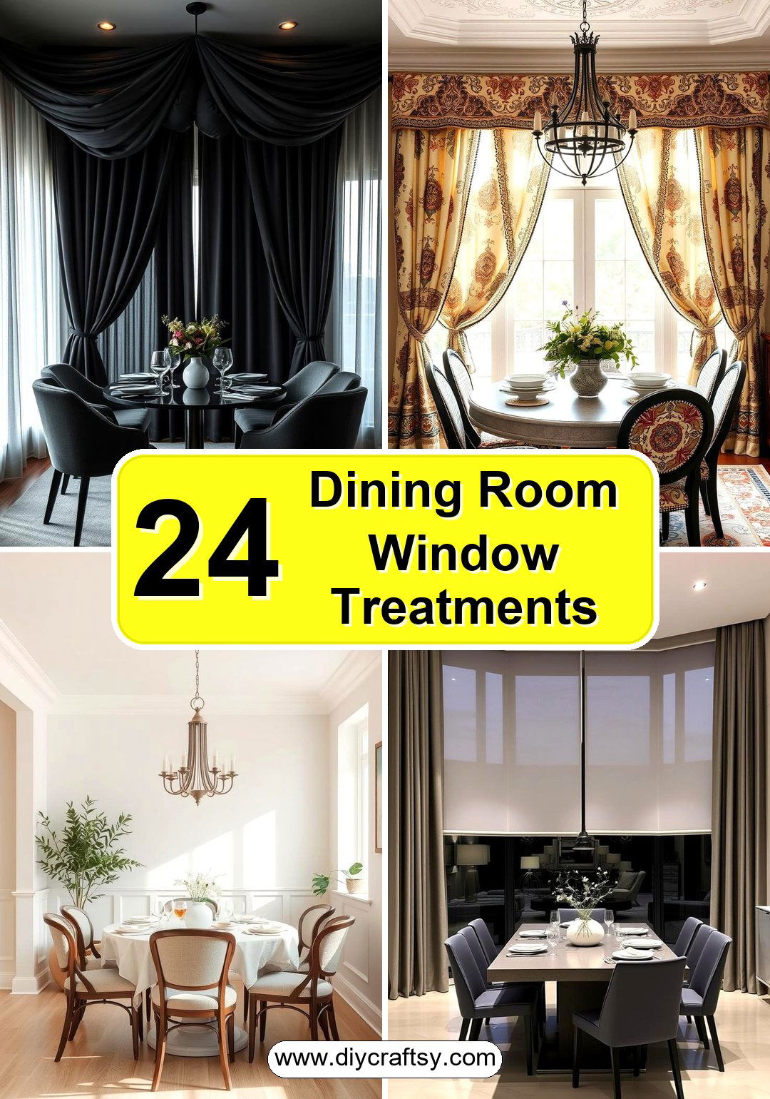 Dining Room Window Treatments