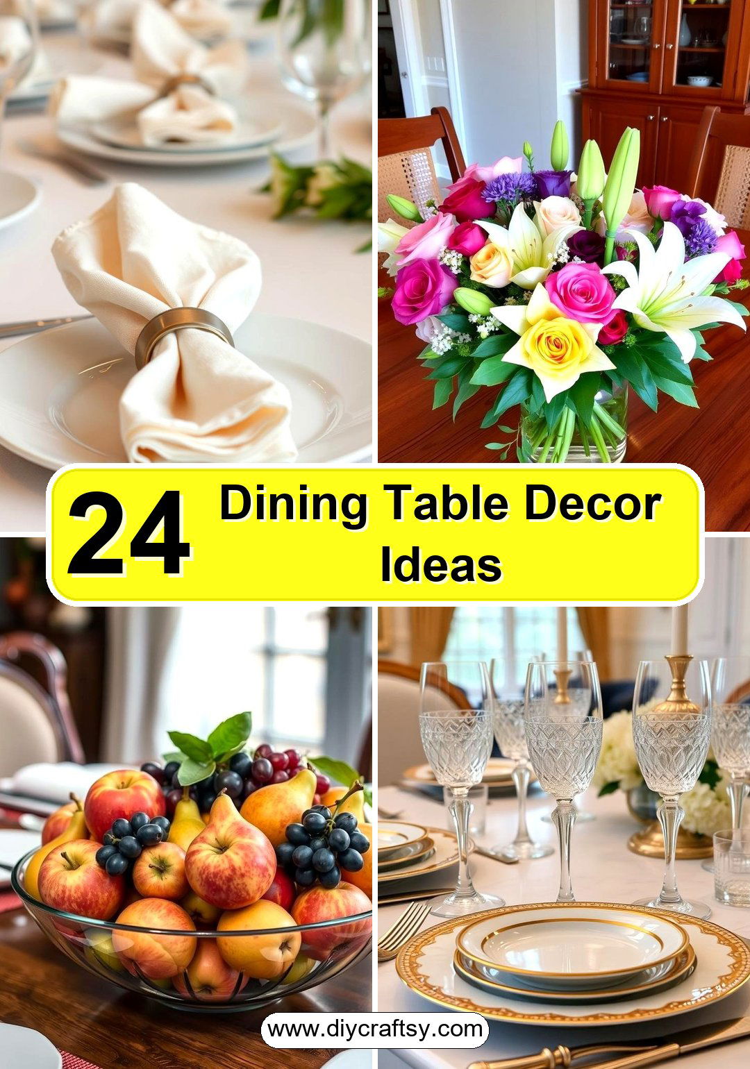 Dining Table Decor Ideas