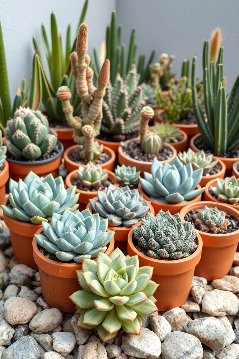 Discover the Charm of a Succulent Garden - 24 Low Maintenance Backyard Landscaping Ideas