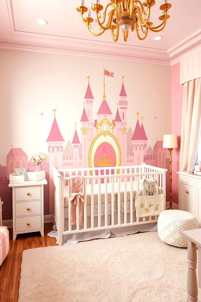 Disney Princess Castle - 24 Disney Nursery Ideas