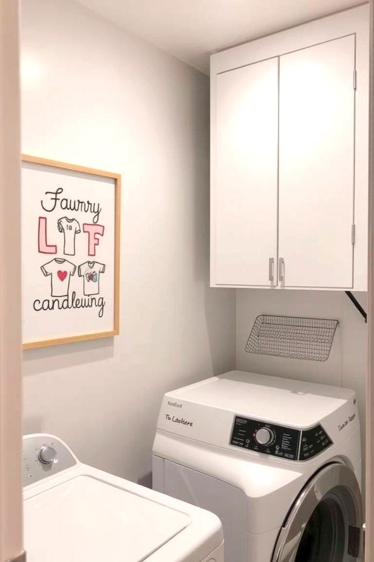 Display Decorative Wall Art - 24 Laundry Room Decor Ideas