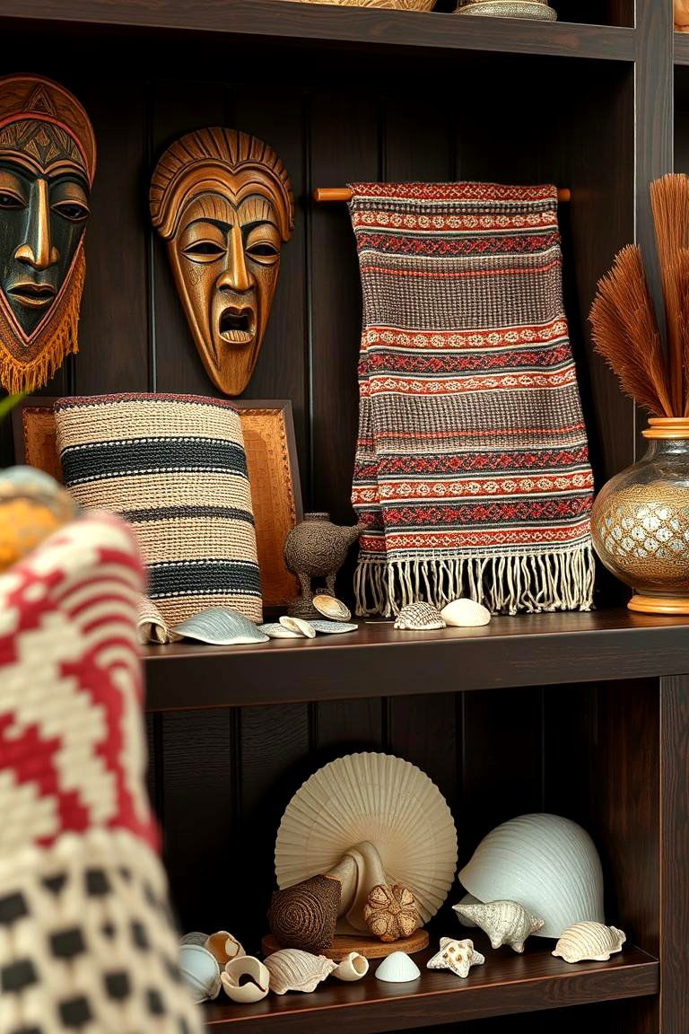 Display Meaningful Objects - 24 Moody Boho Living Room Ideas