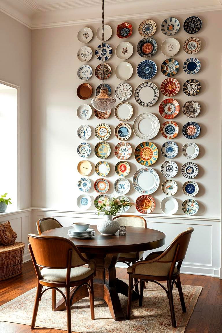 Displaying Collections Vertically - 24 High Ceiling Tall Wall Decor Ideas