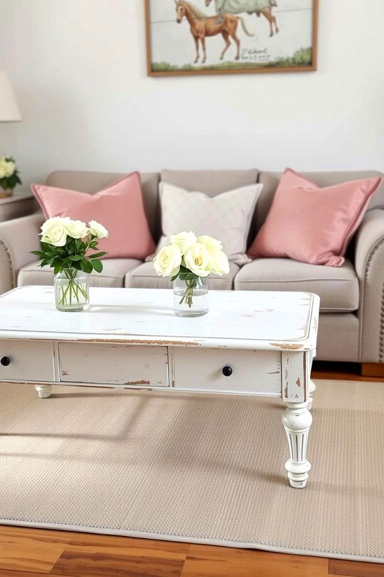 Distressed Furniture Focus - 24 Shabby-chic Style Living Room Ideas