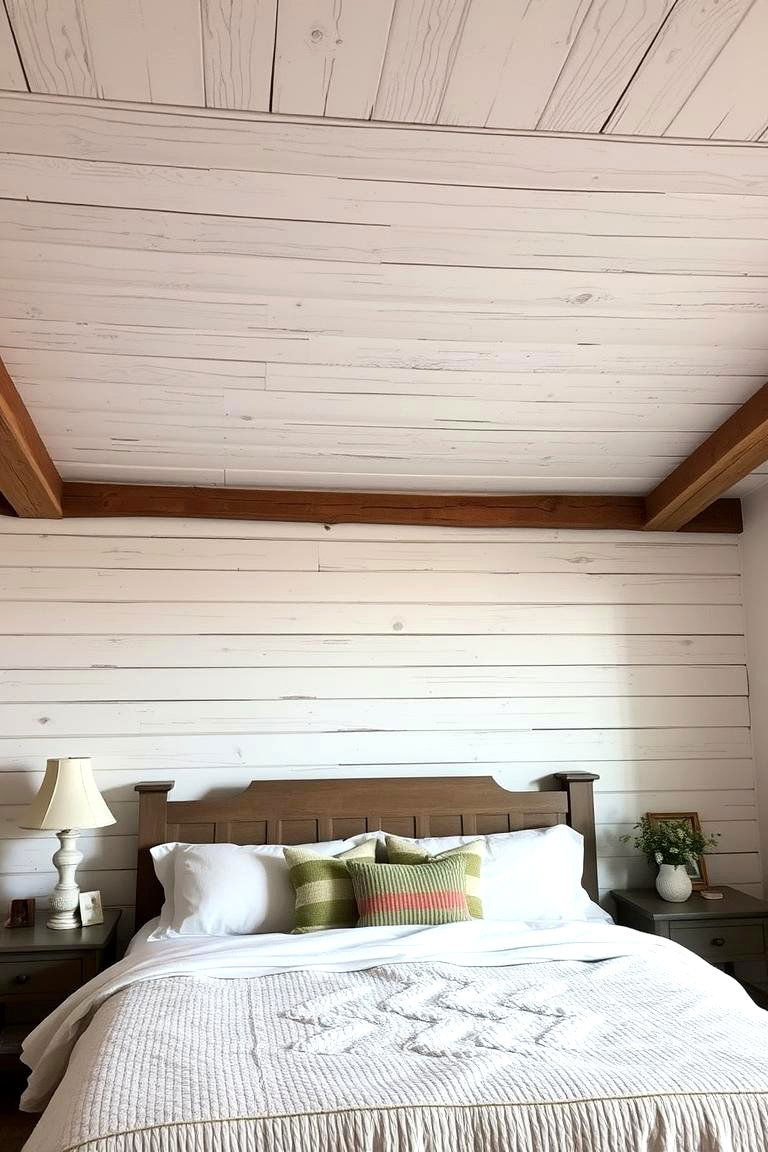 Distressed Shiplap Ceiling - 24 Shiplap Ceiling Ideas