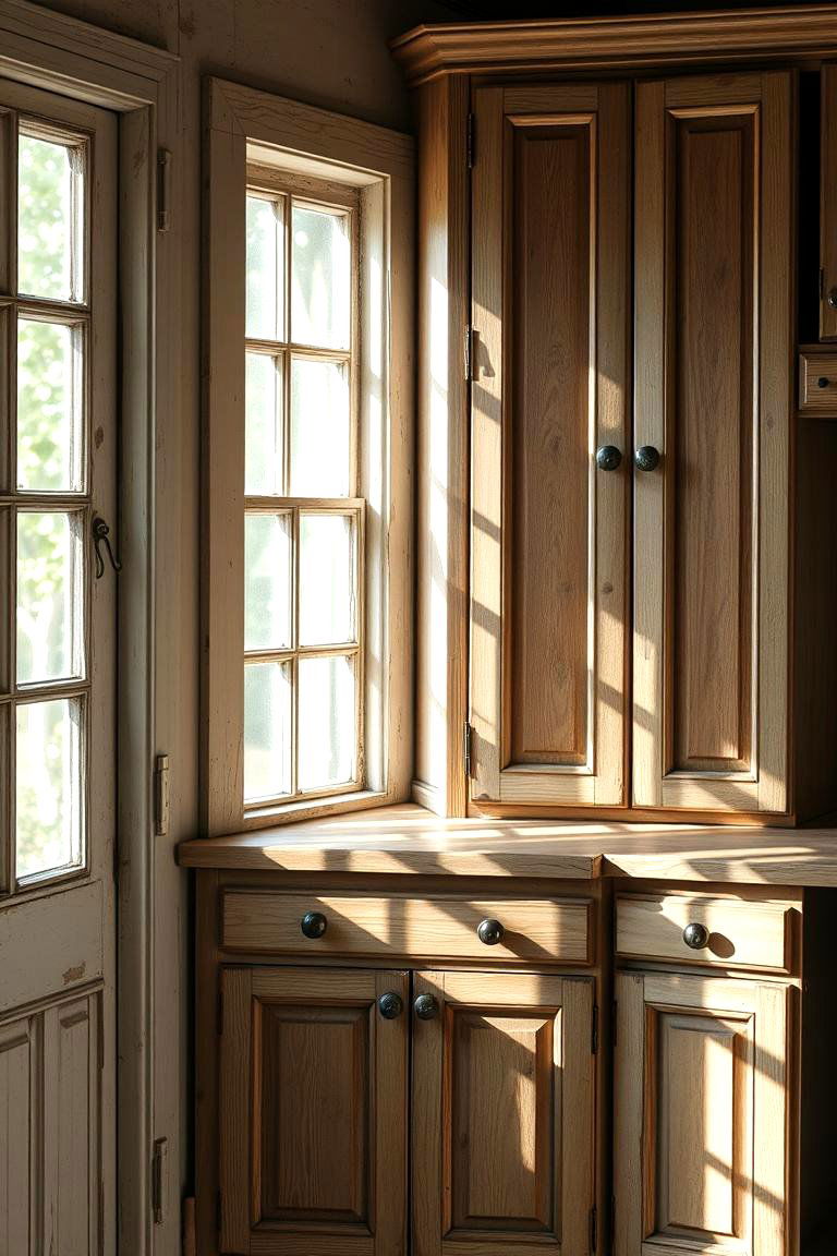 Distressed Wood Finishes - 24 Country Kitchen Ideas