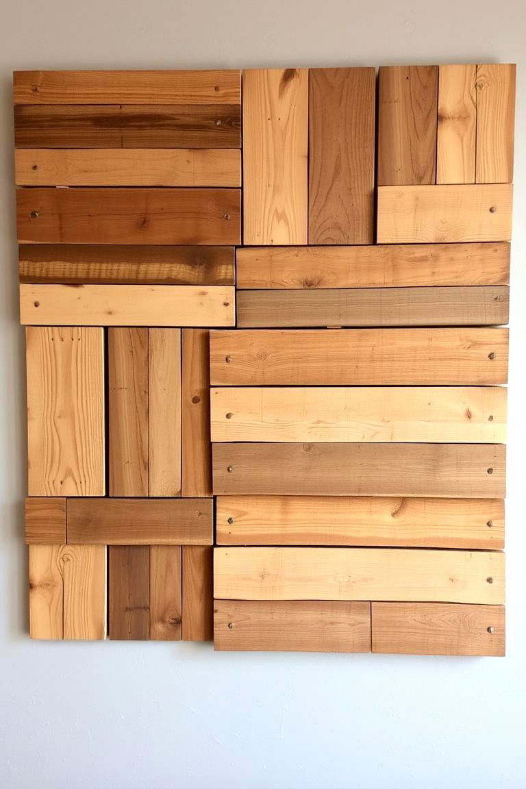 Distressed Wooden Pallet Art - 24 Rustic Wall Decor Ideas