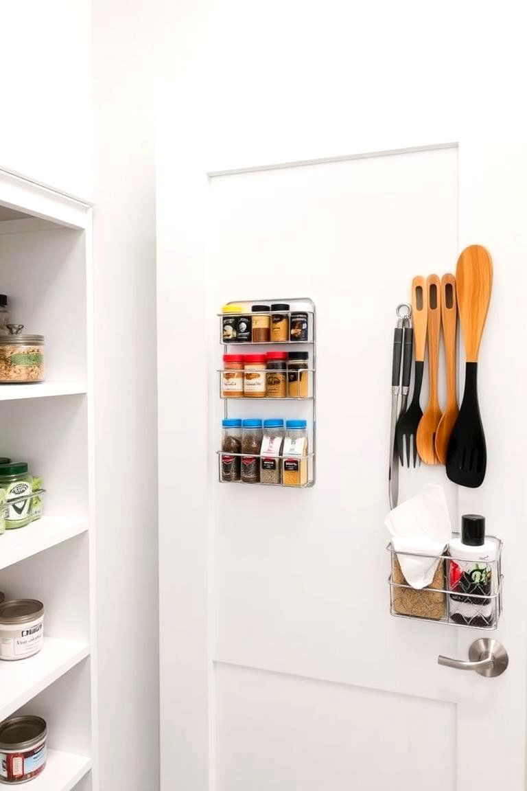 Door Mounted Organizers - 24 Small Pantry Ideas