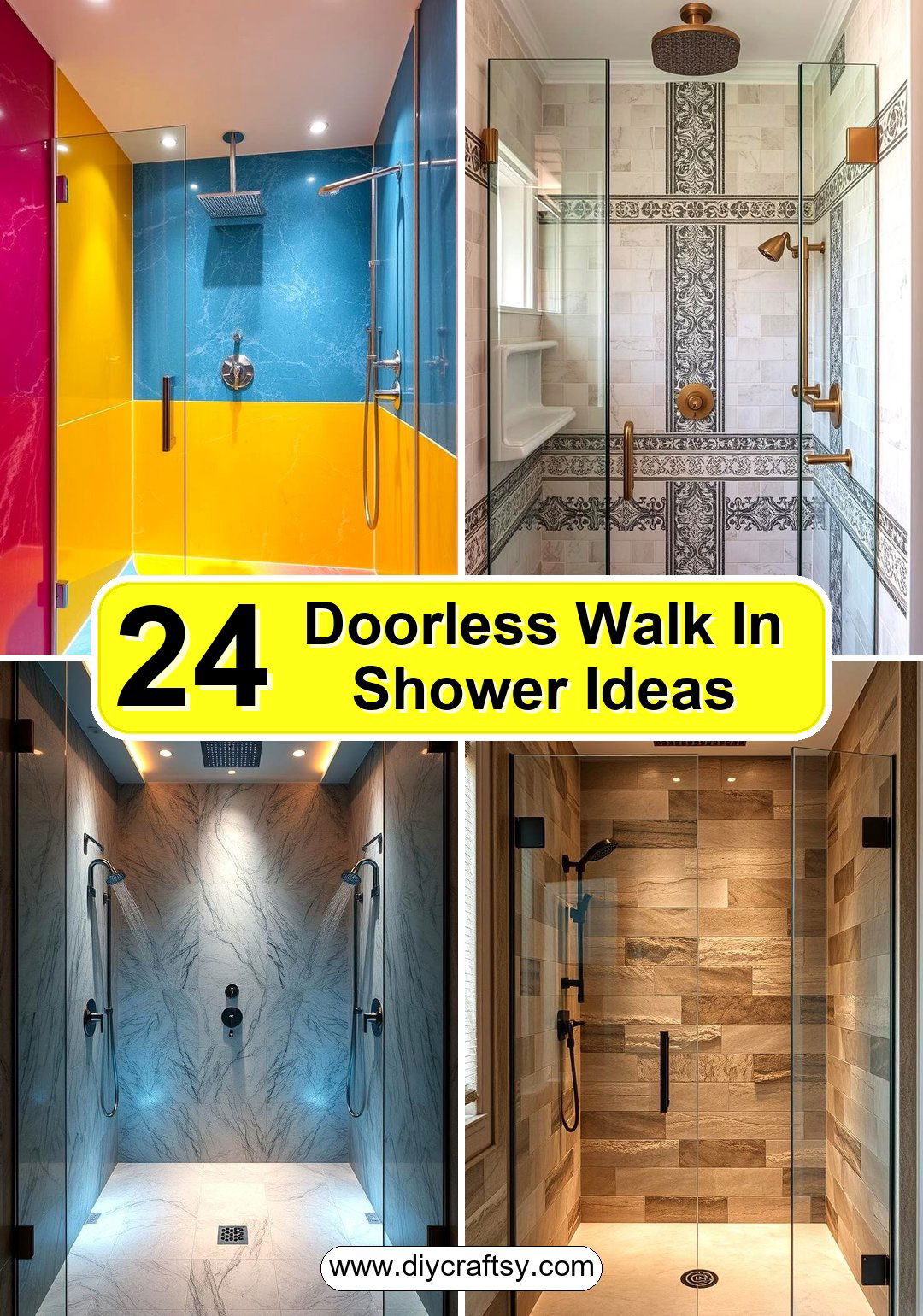 Doorless Walk In Shower Ideas