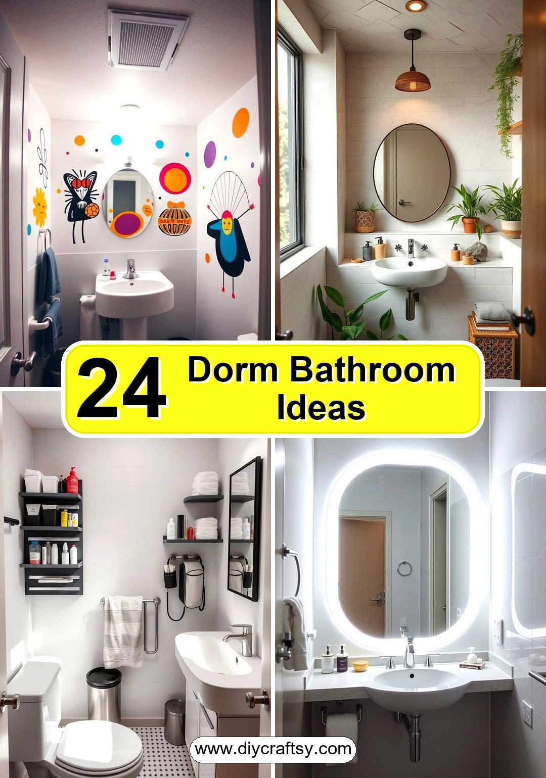 Dorm Bathroom Ideas