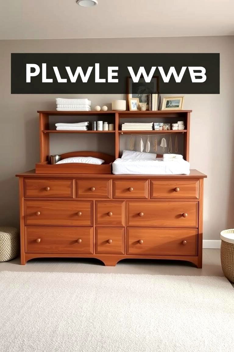 Double Dresser for Double the Clothes - 24 Twin Nursery Ideas