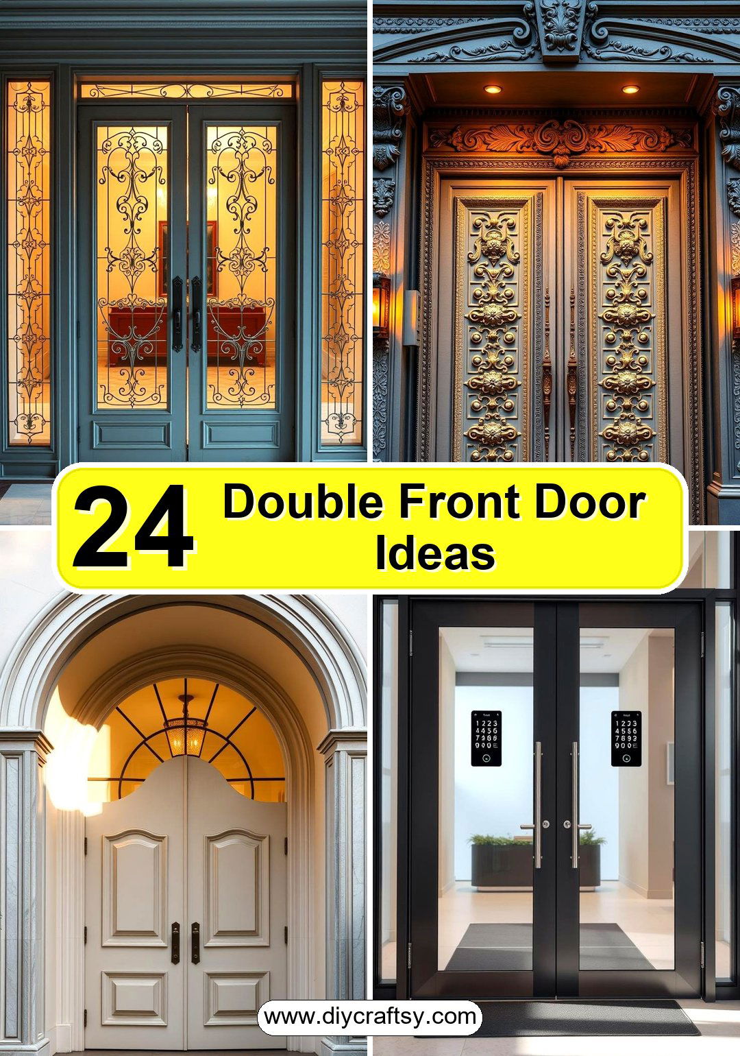 Double Front Door Ideas