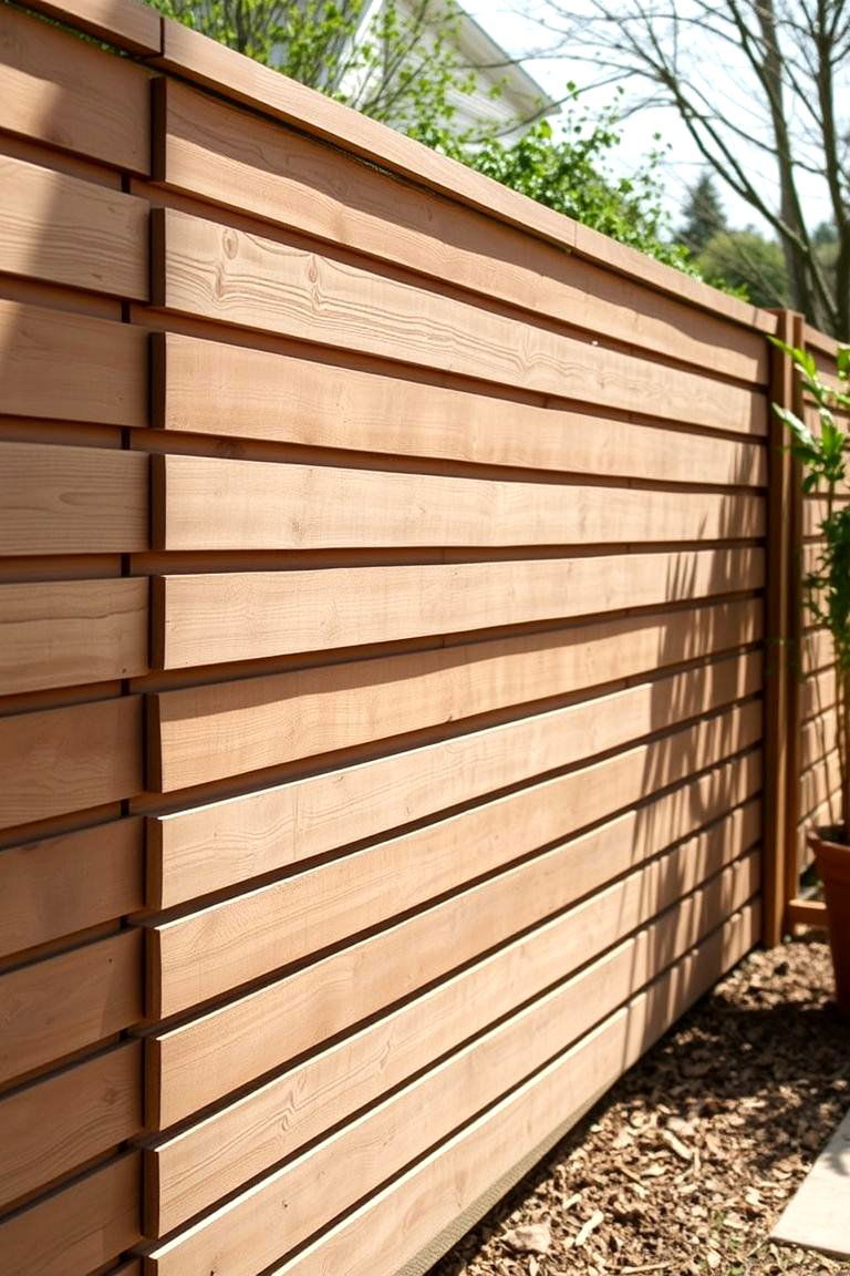 Double Layered Board on Board Fence - 24 Board on Board Fence Ideas