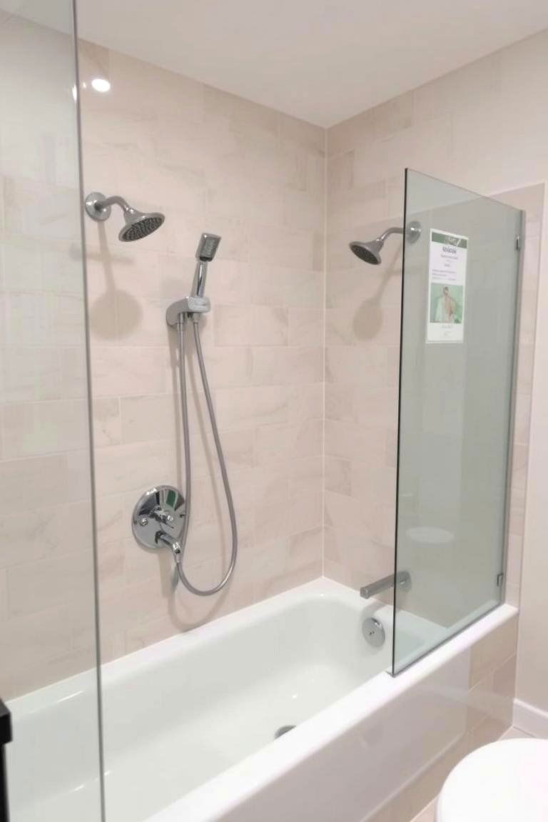 Double Shower Heads for Two - 24 Tub-shower Combo Ideas
