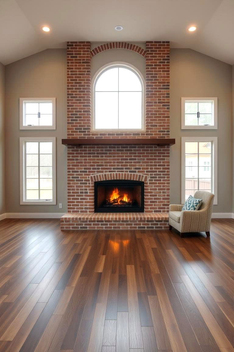 Double Sided Brick Fireplace - 24 Brick Fireplace Ideas