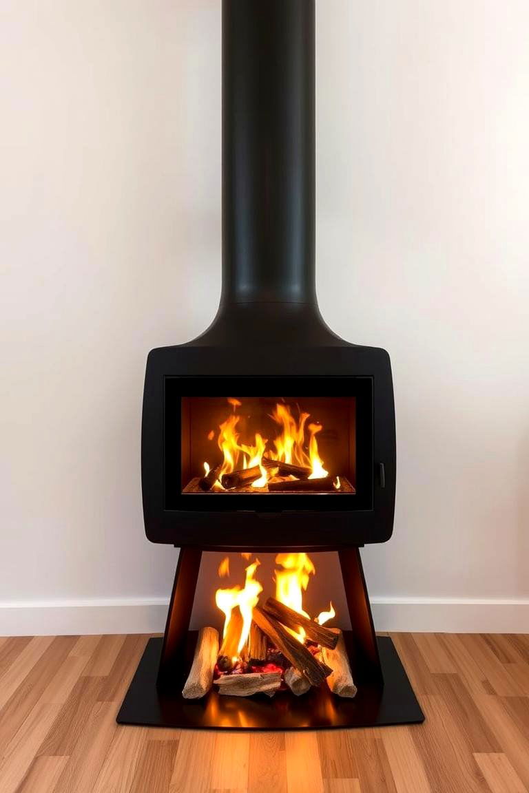 Double Sided Radiant Corner Fireplace - 24 Corner Fireplace Ideas