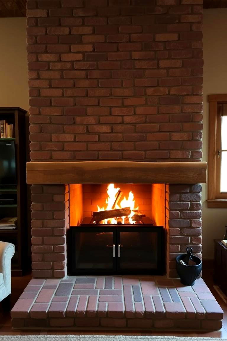 Double Sided Rustic Fireplace - 24 Rustic Fireplaces