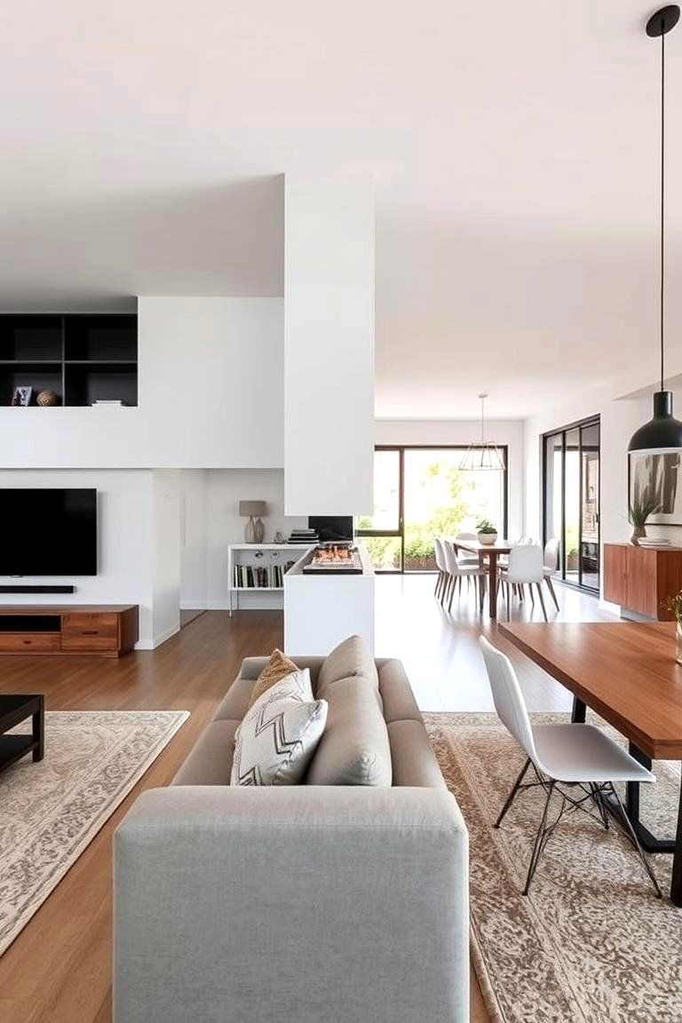 Double Sided See Through Fireplace - 24 linear fireplace ideas
