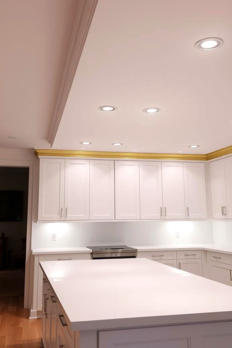 Downlights with Decorative Trims - 24 Kitchen Island Lighting Ideas