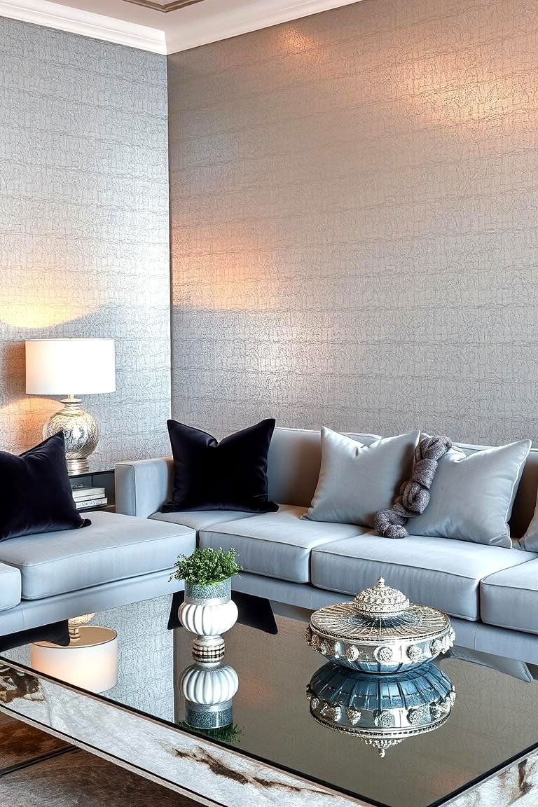 Dramatic Drapes - 24 Glam Living Room Ideas